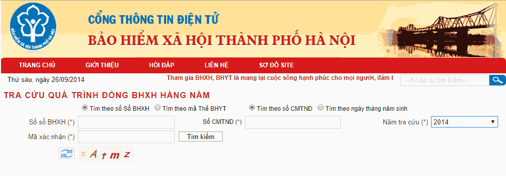 tra cuu thong tin dong bao hiem xa hoi